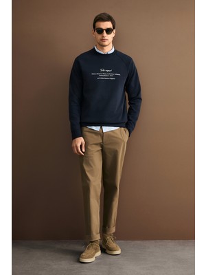 Lufian Cole Erkek Sweatshirt Lacivert