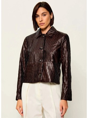 Guess Kahverengi Kadın Kapitone Ceket W6YL45W4707-F12C
