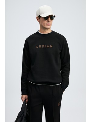 Lufian Bren Erkek Sweatshirt Siyah