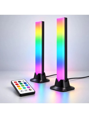 Orbus Rgb LED Işık Çubuğu - Ses Sensörlü, Uzaktan Kumandalı, USB Tv ve Oda Aydınlatması
