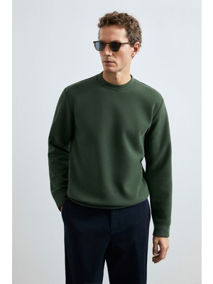 Lufian Logan Erkek Sweatshirt Yeşil