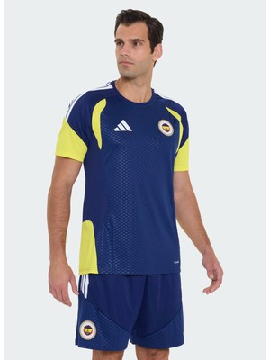 adidas Nike KM9986 Fen Tr Jsy Ftb Tr Lacivert Bisiklet Yaka Desenli Erkek T-Shirt