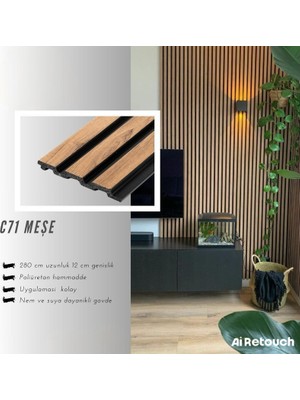 Ender Dekor C71 Meşe New Lambri Duvar Panel