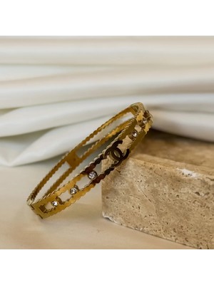 Dore Collection Marka Model Zirkon Taşlı Kelepçe