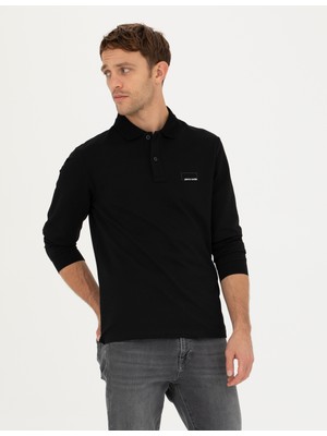 Pierre Cardin Siyah Slim Fit Sweatshirt 50279558 VR046