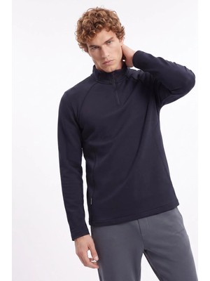 Under Armour 6013943-001 Ua Drive Midlayer 1/4 Z Siyah Erkek Fermuarlı Sweatshirt