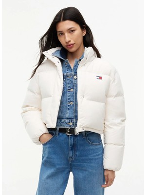 Tommy Jeans Beyaz Kadın Ceket DW0DW18609YBH