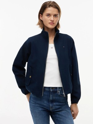 Tommy Jeans Lacivert Kadın Zip Ceket DW0DW205260G1
