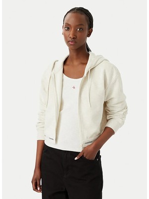 Calvin Klein Jeans Ekru Kadın Sweatshirt LV047G252GP4P