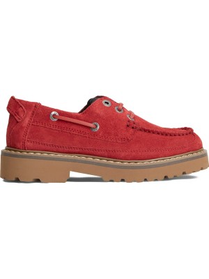 Tommy Hilfiger Kırmızı Kadın Casual Ayakkabı Tjw Archıve '01 Low Boat Shoe