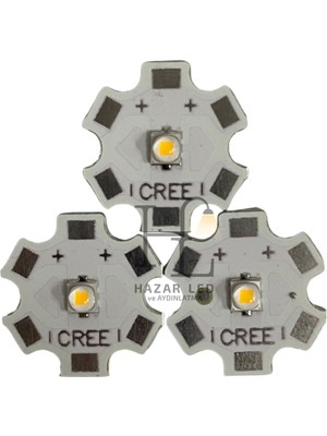 Hazar Led 1-3 Watt Gün Işığı Cree Power LED (3 Adet)