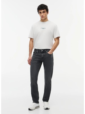 Tommy Jeans Antrasit Erkek Slim Fit Denim Pantolon DM0DM233411BZ Scanton Slım BI0187