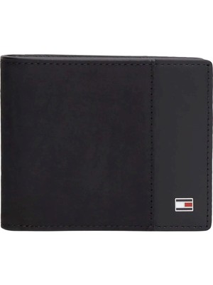 Tommy Hilfiger Siyah Erkek Cüzdan Th Soho Mını cc Wallet