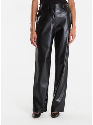 Guess Siyah Kadın Relaxed Pantolon W6YB12W2906-JBLK