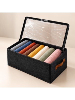 MORVELLA Dolap Içi Düzenleyici / Hurç / Şeffaf Kapaklı Çekmece 47X28X20 cm - 1 Adet