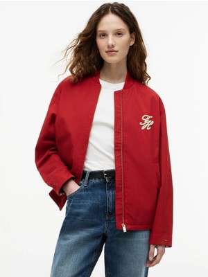 Tommy Hilfiger Kırmızı Kadın Ceket WW0WW49846XNN