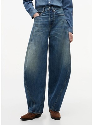 Tommy Jeans Mavi Kadın Denim Pantolon DW0DW230981BK