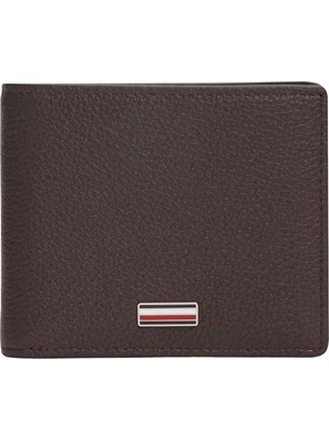 Tommy Hilfiger Kahverengi Erkek Cüzdan Th Central Mını cc Wallet
