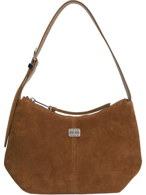 Tommy Hilfiger Taba Kadın Omuz Çantası Tjw Slouchy Suede Shoulder Bag