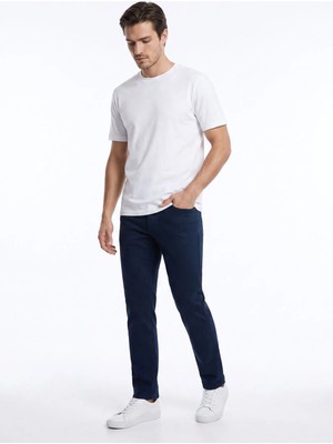 Dockers Lacivert Erkek Slim Fit Pantolon D2620146410_360 Non Denim Pantolon