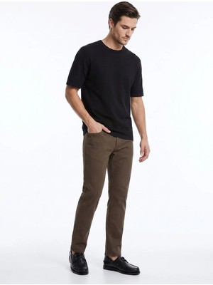 Dockers Kahverengi Erkek Slim Fit Pantolon D2620146191_360 Non Denim Pantolon
