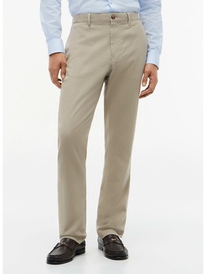 Tommy Hilfiger Bej Erkek Pantolon MW0MW43151AEG_DENTON Open Structur