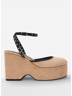Steve Madden Bej Kadın Topuklu Ayakkabı Kosmıc