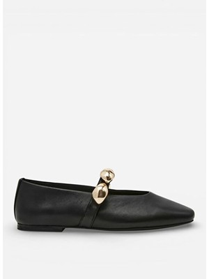 Steve Madden Siyah Kadın Babet Poppın