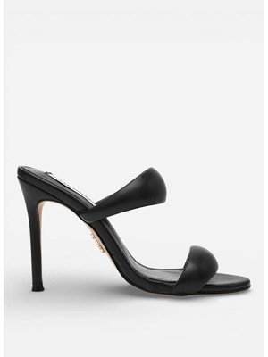 Steve Madden Topuklu Terlik Siyah Saturn-Cn