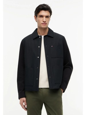Tommy Hilfiger Siyah Erkek Ceket MW0MW43215BDS_ESS Mıx Medıa Chore
