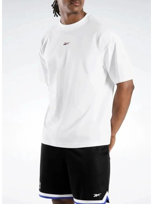 Reebok 100269194 Neıghbourhood T-Shırt Beyaz Bisiklet Yaka Düz Erkek T-Shirt