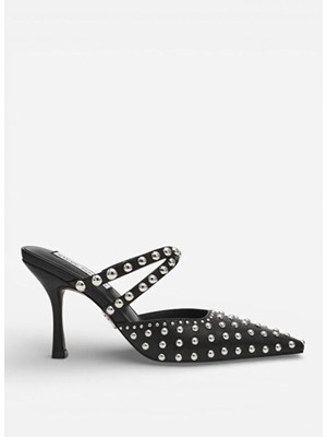 Steve Madden Siyah Kadın Topuklu Terlik Brecker