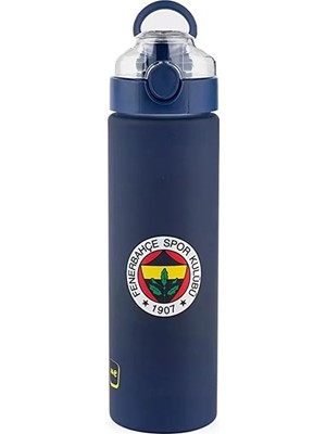Fenerbahçe Lacivert Çocuk Matarası 70002-FENERBAHÇE Çubuklu  Tritan Ma