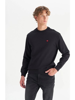 Wrangler Siyah Erkek Sweatshirt GW2520255