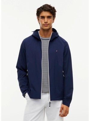 Tommy Hilfiger Lacivert Erkek Ceket MW0MW43437DCC_TECH Hooded Jacket