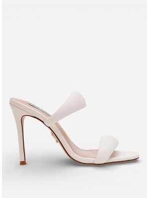 Steve Madden Topuklu Terlik Beyaz Saturn-Cn Bone