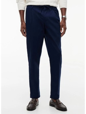 Tommy Hilfiger Lacivert Erkek Pantolon MW0MW39702DCC_HARLEM 3/4 El Tech T