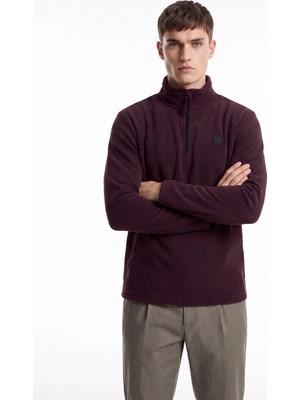 Discovery Expedition D5WM-SWT3300 Mor Erkek Polar Sweatshırt