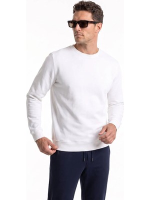 Fabrika Ekru Erkek Sweatshirt Joseyy N