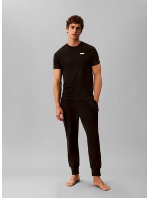 Calvin Klein Siyah Erkek Bisisklet Yaka T-Shirt LV00NB4733UB1_S/S Crew Neck 3pk