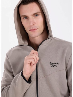 Reebok P00006137702 Prıme Fz Bej Erkek Zip Ceket