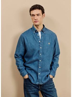 Brooks Brothers Gömlek, 2xl, Indigo