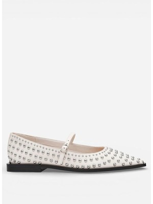 Steve Madden Beyaz Kadın Babet Gennıe Ivory