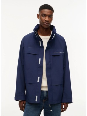 Tommy Hilfiger Lacivert Erkek Ceket MW0MW43436DCC_TECH 4 Pocket Regatt