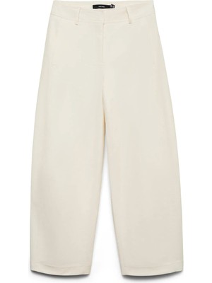 Vero Moda Ekru Kadın Pantolon 10346874-11-0602 Tcx