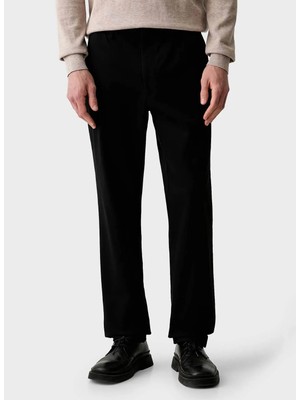 Calvin Klein Siyah Erkek Straight Pantolon LV04LF600GUB1_STRT Rfnd Strtch Hlf