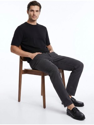Dockers Antrasit Erkek Slim Fit Pantolon D2620146003_360 Non Denim Pantolon