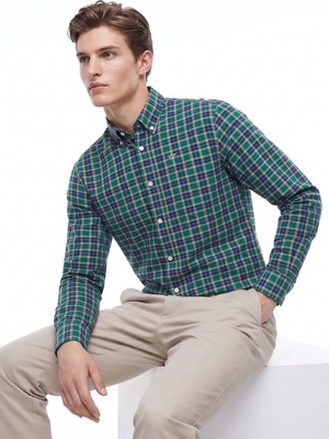 Dockers Yeşil Erkek Ekose Gömlek D2620128300_EKOSE Gömlek