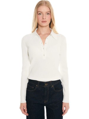 Ted Baker Ekru Kadın Kazak TBWRKW1044