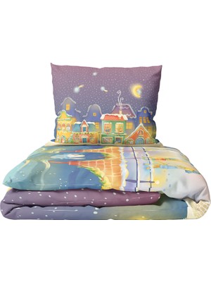 Casadora Baby Little Wonderland %100 Organik Pamuk Tek Kişilik Çocuk Nevresim Takımı 100 x 200 cm